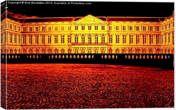  Egmont Palace Brussels Canvas Print by Nick Wardekker