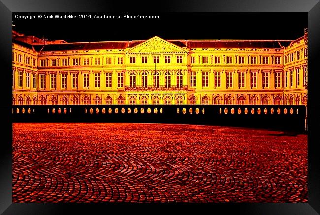  Egmont Palace Brussels Framed Print by Nick Wardekker
