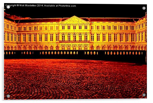  Egmont Palace Brussels Acrylic by Nick Wardekker