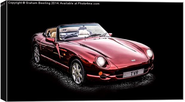 Classic Car Canvas Print by Graham Beerling