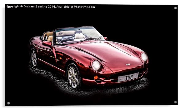 Classic Car Acrylic by Graham Beerling