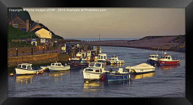 Sundown at Axmouth  Framed Print by Philip Hodges aFIAP ,