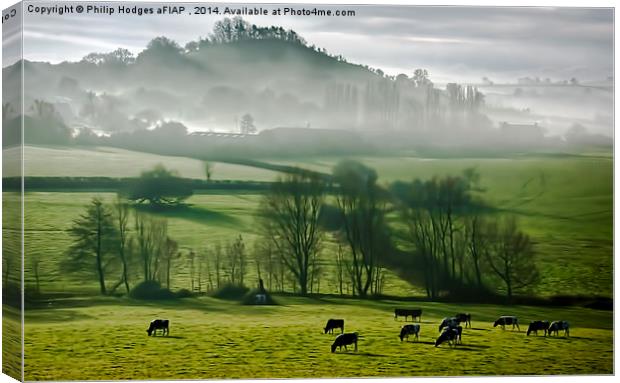 Early Morning Mist  Canvas Print by Philip Hodges aFIAP ,