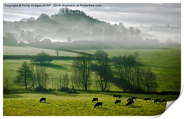 Early Morning Mist  Print by Philip Hodges aFIAP ,