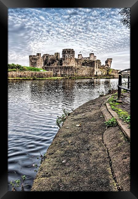 Caerphilly Castle 2 Framed Print by Steve Purnell