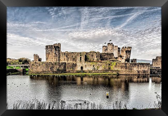 Caerphilly Castle 3 Framed Print by Steve Purnell