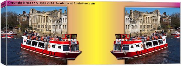  York. The River Cruise double take. Canvas Print by Robert Gipson
