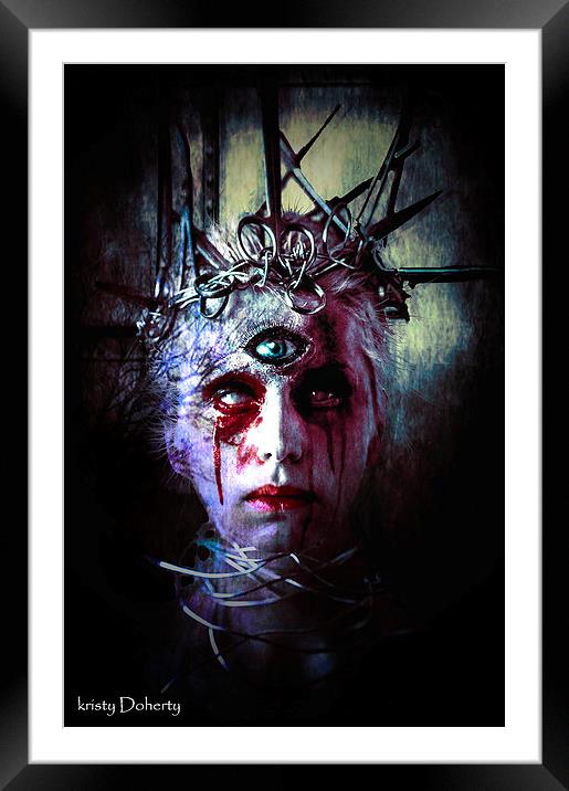  Eater Of Worlds Framed Mounted Print by kristy doherty