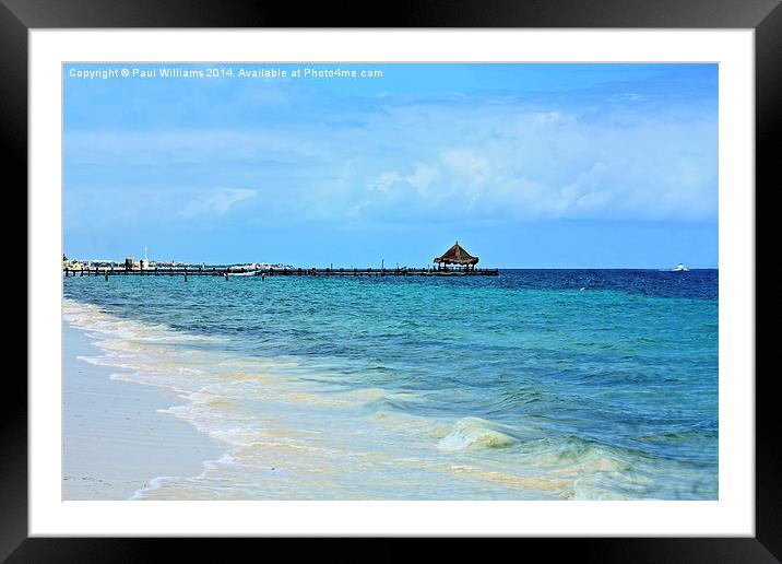 Long Jetty Framed Mounted Print by Paul Williams