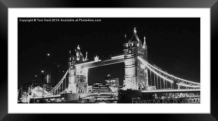  Tower Bridge Framed Mounted Print by Tom Hard