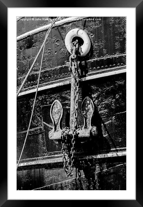  Anchors Aweigh Framed Mounted Print by John Hastings