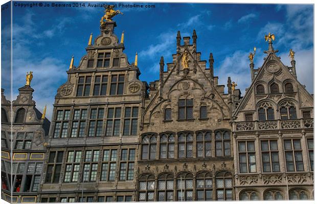 antwerp town square Canvas Print by Jo Beerens
