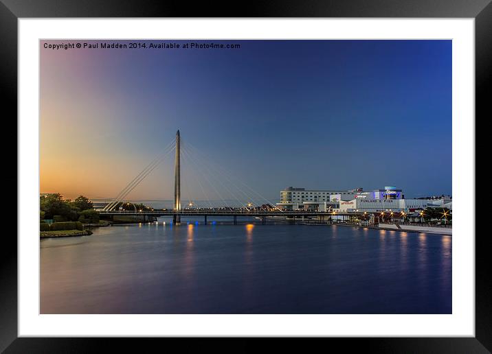 Southport Marina Framed Mounted Print by Paul Madden
