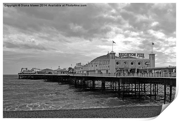 Brighton Pier   Print by Diana Mower