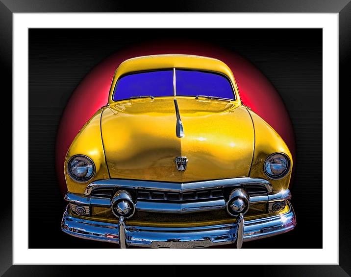  OLD FORD Framed Mounted Print by paul willats