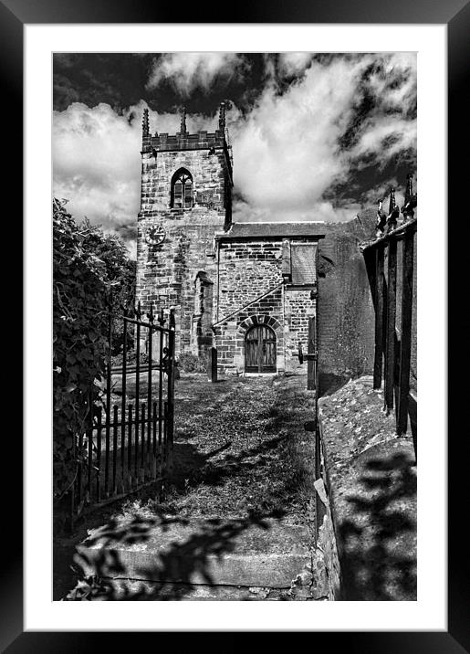 St John The Baptist Church in Hooton Roberts  Framed Mounted Print by Darren Galpin
