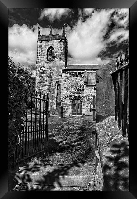 St John The Baptist Church in Hooton Roberts  Framed Print by Darren Galpin
