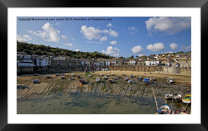  Mousehole, Cornwall Framed Mounted Print by yvonne & paul carroll