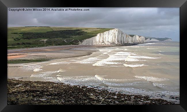 The Seven Sisters  Framed Print by John Wilcox