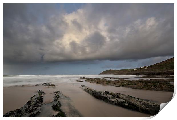  Croyde Bay storm Print by Dave Wilkinson North Devon Ph