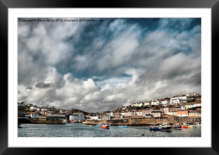  mevagissey Framed Mounted Print by Alexia Miles
