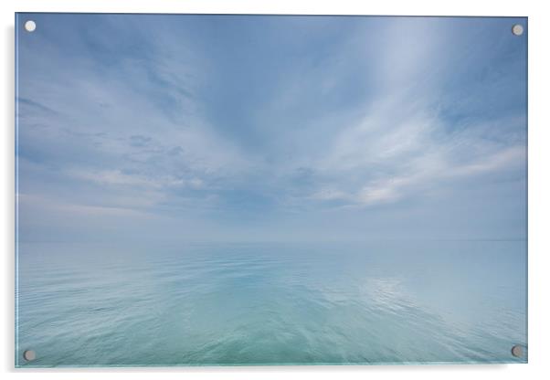 Calm Tranquil Seascape Acrylic by ann stevens