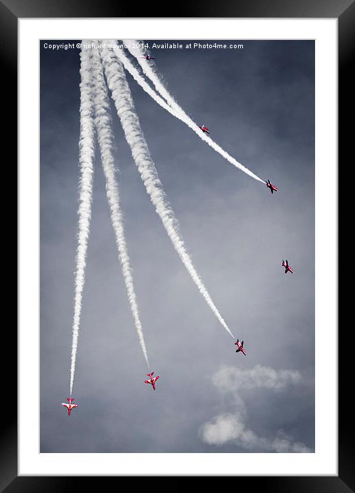  The Reds Framed Mounted Print by Richard Gaynor
