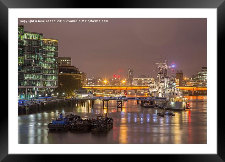  home of the belfast Framed Mounted Print by mike cooper