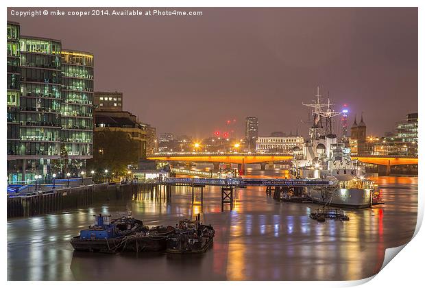  home of the belfast Print by mike cooper