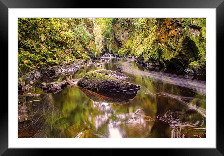  Fairy Glen in Snowdonia Wales  Framed Mounted Print by Phil Tinkler