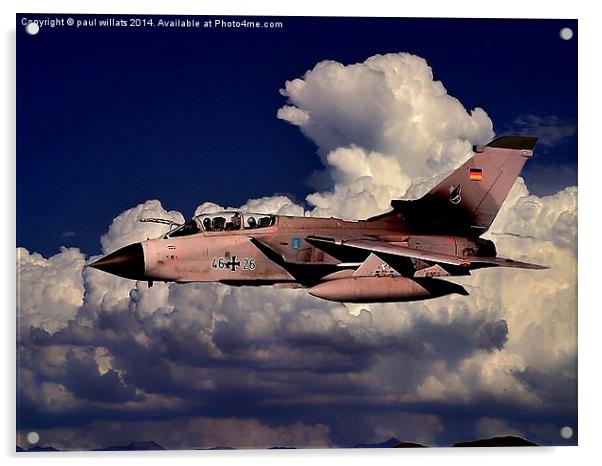  PANAVIA TORNADO MRCA Acrylic by paul willats