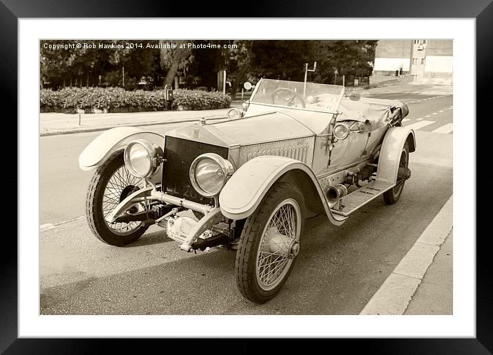  Rolls Royce Silver Ghost  Framed Mounted Print by Rob Hawkins