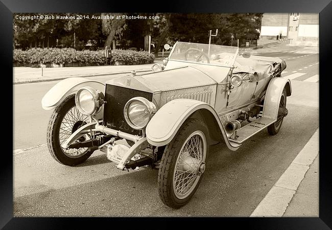  Rolls Royce Silver Ghost  Framed Print by Rob Hawkins