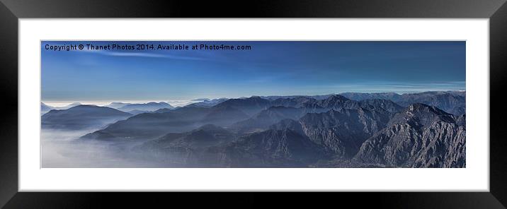  Dolomites Framed Mounted Print by Thanet Photos