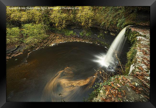  Sgwd Gwladus, waterfall, Brecon Beacons Framed Print by Izzy Standbridge