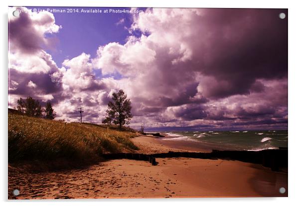  Michigan Stormy Skies Acrylic by Ian Pettman