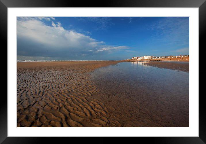  Ripple in the sands Framed Mounted Print by Stephen Prosser