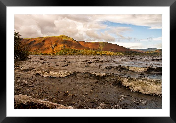  Waves on Derwentwater Framed Mounted Print by Jacqi Elmslie