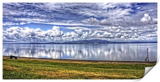 Solway Firth Panorama Print by Tom Gomez