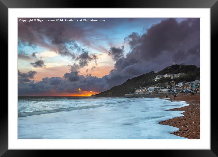 Ventnor Surfers Framed Mounted Print by Wight Landscapes