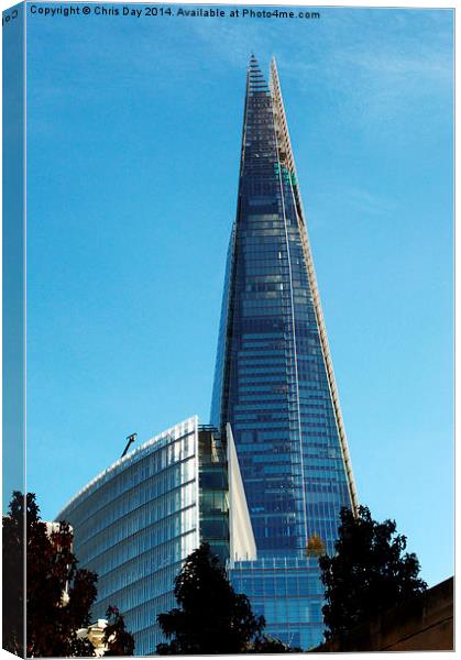 The Shard Canvas Print by Chris Day