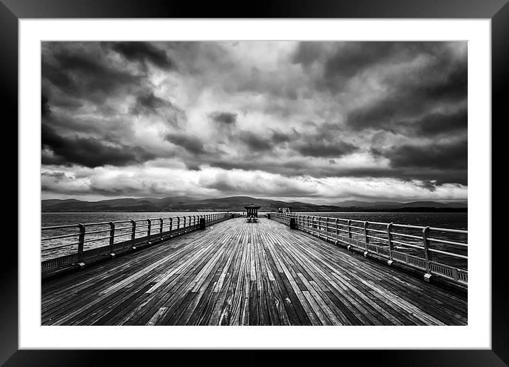  Beaumaris Pier on Anglesey Framed Mounted Print by Andy McGarry