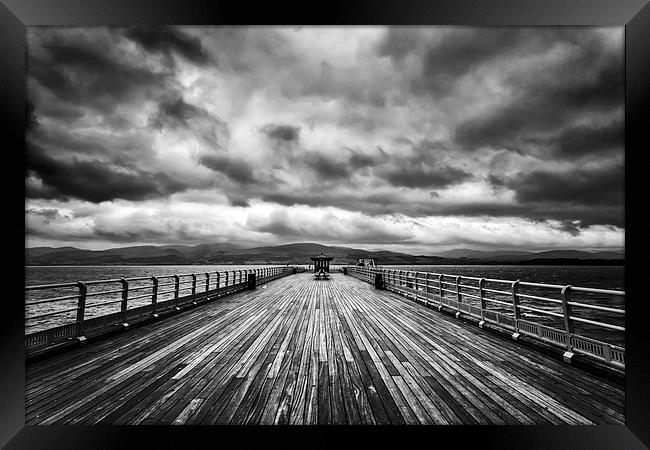  Beaumaris Pier on Anglesey Framed Print by Andy McGarry