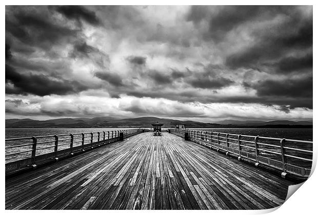  Beaumaris Pier on Anglesey Print by Andy McGarry