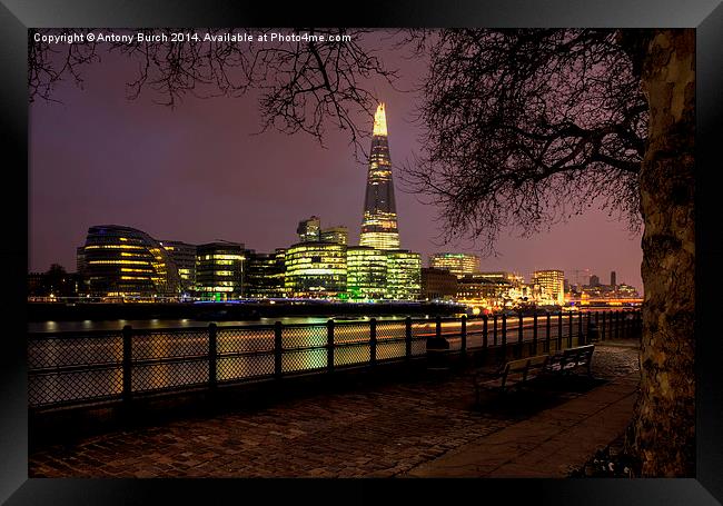 More London Framed Print by Antony Burch