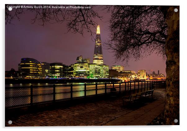 More London Acrylic by Antony Burch