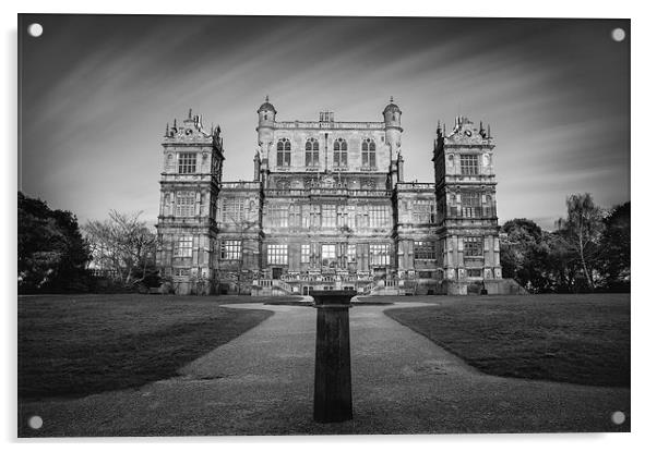 Dramatic Wayne Manor  Acrylic by Alex Clark