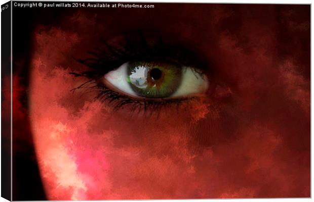  THE EYE Canvas Print by paul willats