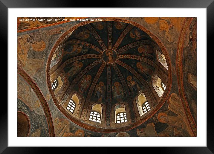  Chora Saints Framed Mounted Print by Sharon Cain