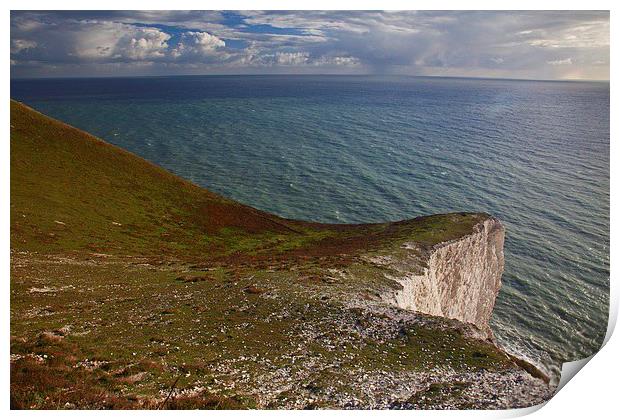  A cliff top view Print by Stephen Prosser